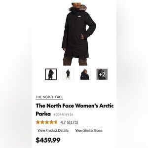 The North Face Parka Goose Down Jacket